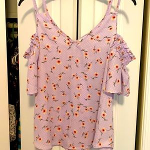 Cold shoulder blouse